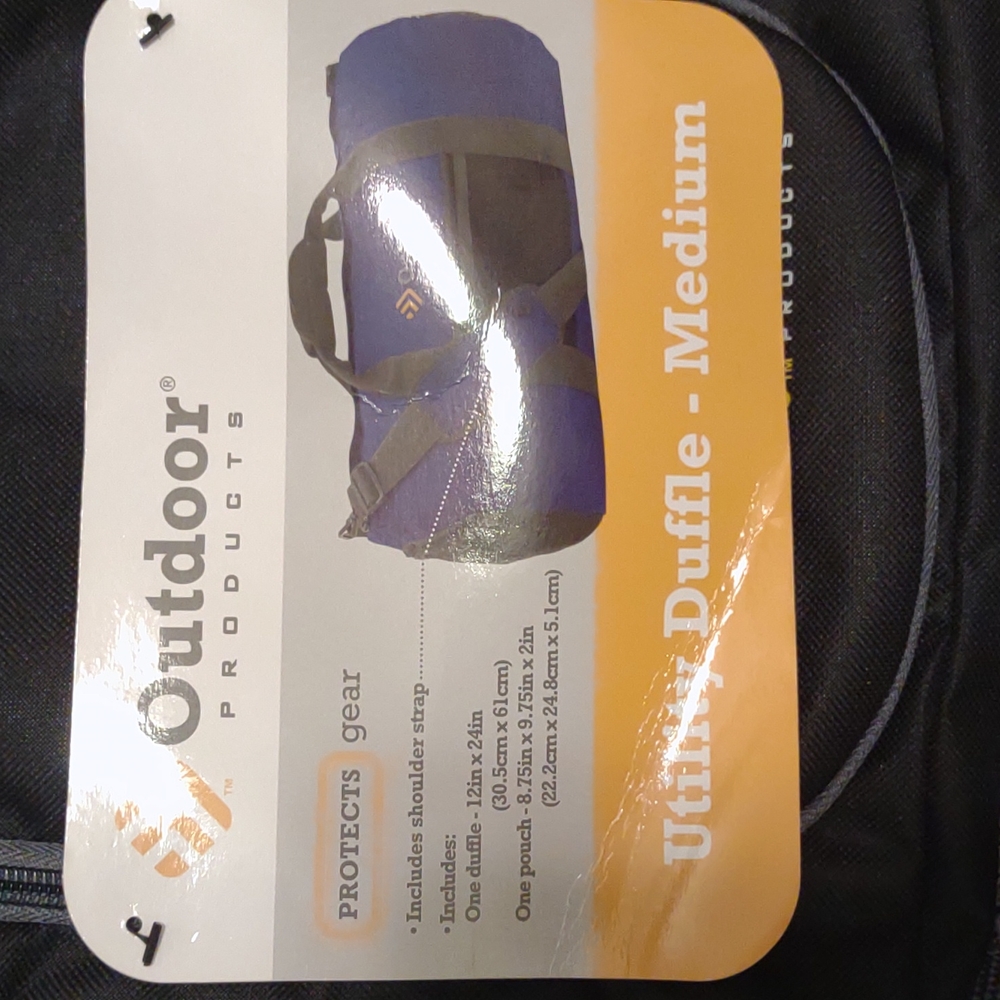 OUTDOOR PRODUCTS Utility Duffle with storage pouch